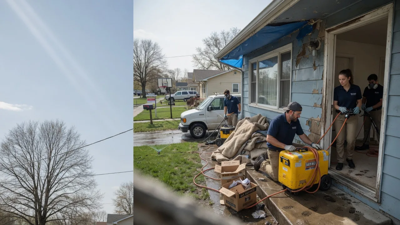 Basement Flood Cleanup in Worth, IL near me